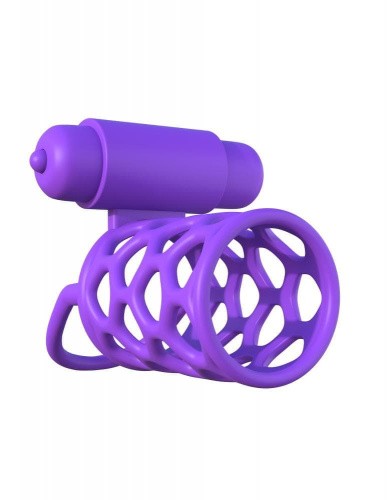 Pipedream Vibrating Couples Cage - вибронасадка, 8х3 см (фиолетовый)
