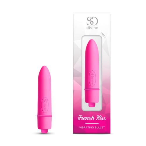 So Divine  French Kiss яркая мощная вибропуля, 7.6х1.5 см