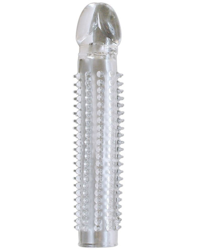 Tailor Made Crystal Sleeve - Насадка на пенис, +4 см (прозрачный)