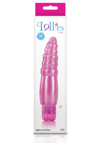 Ns Novelties Lollies Pixie - вибратор с рельефом, 16.7х3.6 см - sex-shop.ua