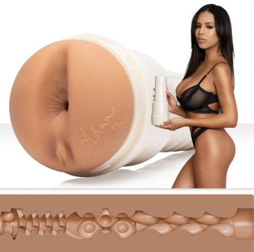 Fleshlight Girls Autumn Falls Peaches - мастурбатор зі зліпком попки, 24х7 см