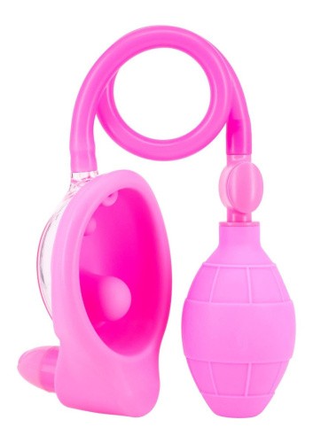 Seven Creations Vibrating Vagina Pump - Вагинальная помпа с вибрацией, 7.5х4.5 см (розовый) - sex-shop.ua