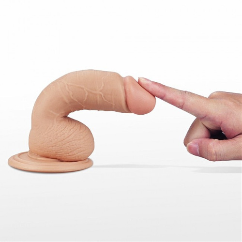 Реалистичный вибратор LoveToy 7" Real Extreme Dildo, 17.7 см
