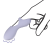 Вибратор на палец Loveline Silicone Finger