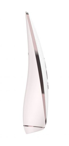 Satisfyer Luxury Pret-a-porter - Премиальный вакуумный стимулятор клитора, 19.3х5.4 см (розовый с белым) - sex-shop.ua