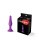 MAI Attraction Toys №32 анальная пробка на присоске, 10,5х2,5 см (фиолетовый) - sex-shop.ua