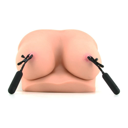 Fetish Fantasy Cordless - Виброзажимы на соски 8,5х2 см  (черный)