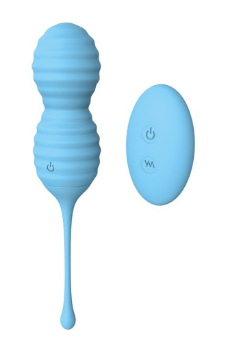 Dream Toys Beehive - Вагинальные шарики, 8х3 см (голубой)