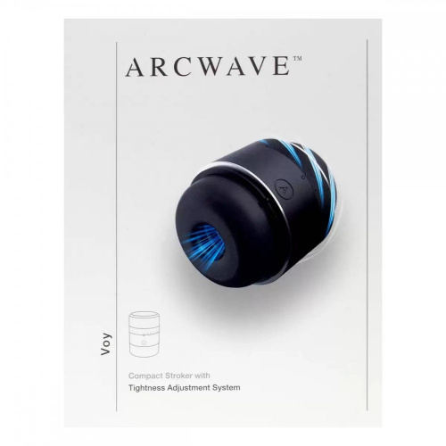 Arcwave Voy Compact Stroker - Мастурбатор наскрізний з регулюванням герметичності, 11.5х8 см