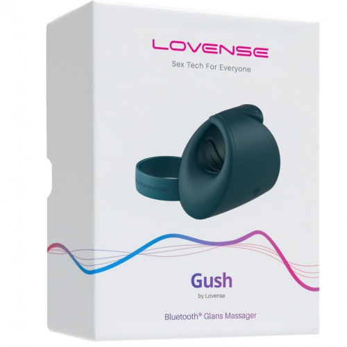 Lovense Gush - Смарт вибро-мастурбатор для головки члена - sex-shop.ua