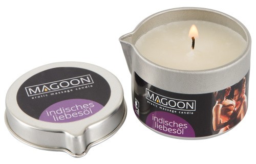 Magoon Candle Indisches Liebesöl - Масажна свічка з індійським ароматом, 50 мл - купити в Україні | Секс шоп SEX-SHOP.ua
