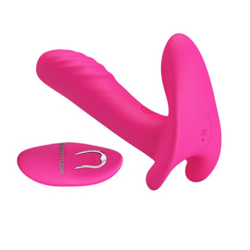 LyBaile Pretty Love Remote Control Massager Pink - Универсальный массажёр с вибрацией и пультом ДУ, 10х2.2 см (розовый)
