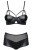 Obsessive Leatheria set - комплект сексуальної білизни, L/XL (чорний) - купити в Україні | Секс шоп SEX-SHOP.ua