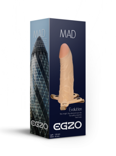 Egzo FH15 - Фаллопротез поясной, 15х4,2 см