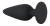 Orion Black Velvets Heavy Plug Small - маленькая анальная пробка, 7.8х2.7 см (S) - sex-shop.ua