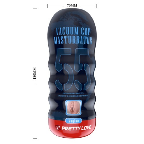 LyBaile - Pretty Love Vacuum Cup Can Vagina - Мастурбатор, 18х7 см - sex-shop.ua