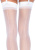 Leg Avenue Sheer backseam stockings - Чулки со швом, OS (белые)