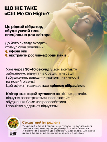 Збуджуючий спрей для клітора Intt Clit Me On, 12 мл (вишня) - купити в Україні | Секс шоп SEX-SHOP.ua