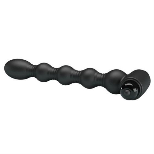 LyBaile Pretty Love Lynn Anal Stimulator - Анальная пробка с вибрацией, 8.2х2.6 см (чёрная)