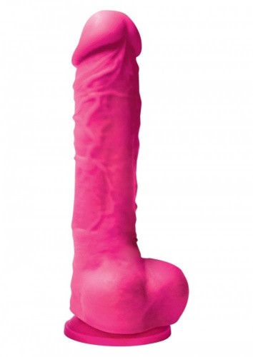 Фалоімітатор Colours Pleasures, 17, 8х3, 8 см (рожевий) - купити в Україні | Секс шоп SEX-SHOP.ua