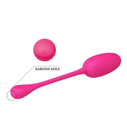 LyBaile Pretty Love Knucker Vibrating Egg виброяйцо с 12 режимами вибрации, 18.6х3.4 см