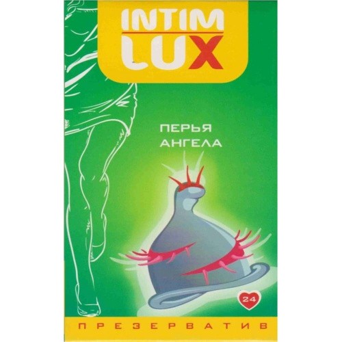 Intim Lux Пір'я ангела - презерватив з вусиками, 1 шт