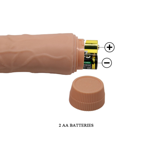 Вибратор Barbara Jeff Vibrator Flesh, 19,5 см