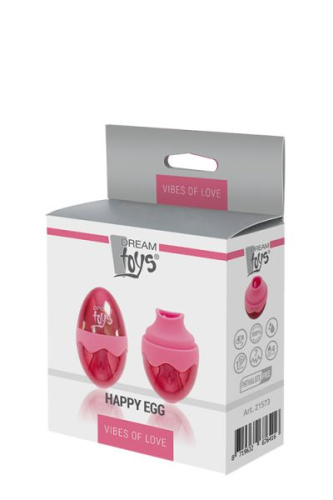 Dream Toys Vibes Of Love Happy Egg - Кліторальний стимулятор, 6,5 см (рожевий) - купити в Україні | Секс шоп SEX-SHOP.ua