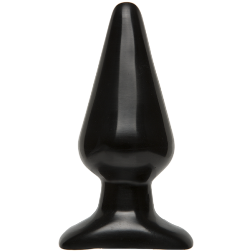 Анальная пробка Classic Butt Plug Large, черный, 12,7x5,7 см - sex-shop.ua