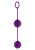 Toy Joy Rock&Roll - Вагінальні кульки, 3.5 см (пурпурний)