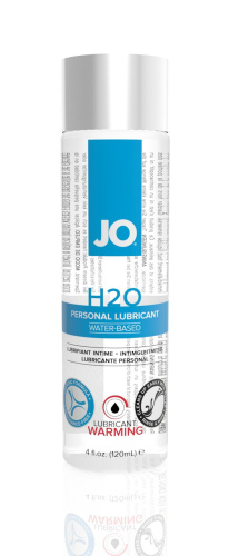 System JO H2O Warming - согревающий лубрикант на водной основе, 120 мл - sex-shop.ua