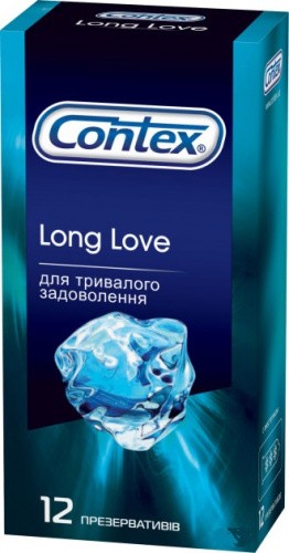 Contex №12 Long Love - Презервативы с пролонгирующим эффектом, 12 шт - sex-shop.ua
