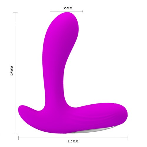 Pretty Love Backie Prostata Stimulator - Массажер простаты с вибрацией, 12.5х3.5 см