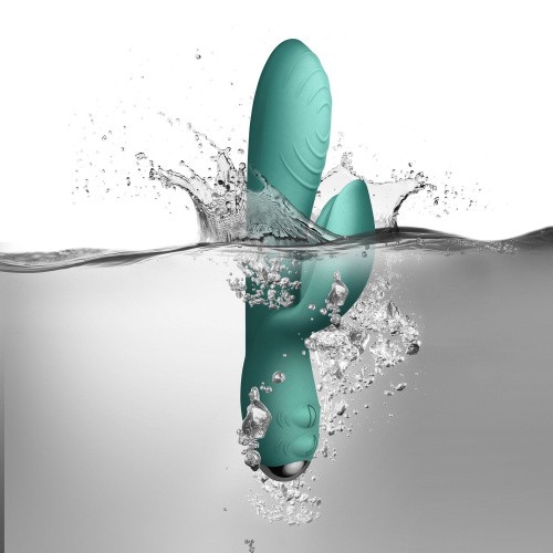 Rocks Off Every Girl Teal - красивий вібратор, 18х3.5 см (бірюзовий) - купити в Україні | Секс шоп SEX-SHOP.ua