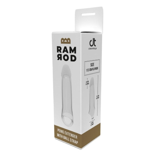 Насадка на пенис Dream Toys Ramrod Penis Extender 9.3 Inch , 23.6 см