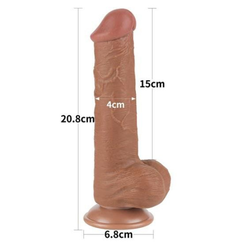 Фалоімітатор Sliding-Skin Dual Layer Dong 8