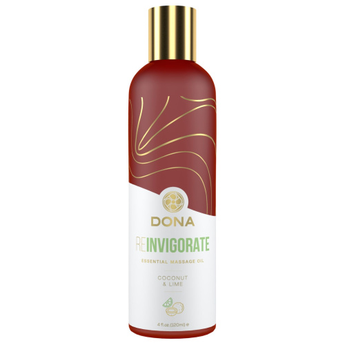 Dona Reinvigorate - Coconut & Lime - Натуральное массажное масло, 120 мл