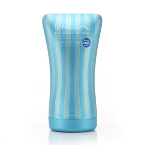 Tenga Cool Edition Soft Tube Cup - Мастурбатор с охладжающим эффектом, 17х5 см (белый) - sex-shop.ua