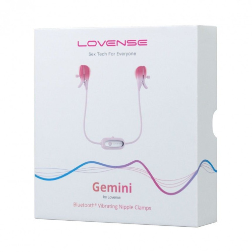 Lovense Gemini - Смарт-вибратор для сосков - sex-shop.ua