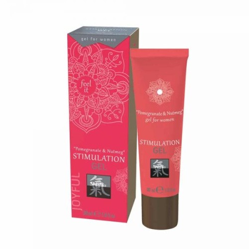 Shiatsu Stimulation Gel Гранат и Мускатный Орех - интимный стимулирующий гель, 30 мл