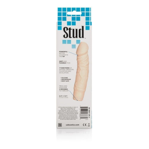 California Exotic Novelties Silicone Stud Woody - Вибратор, 16.5х3.75 см