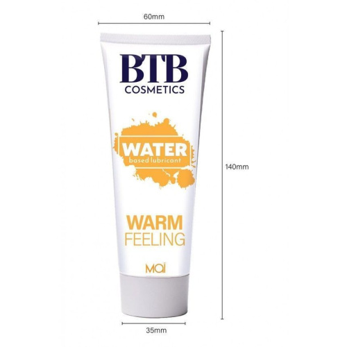 BTB Warm Feeling - Лубрикант, що розігріває на водній основі, 100 мл - купити в Україні | Секс шоп SEX-SHOP.ua