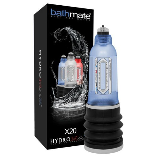 Bathmate HydroMax5 Penis Pump - Гідронасос для члена, 24.5х5.5 см (синій)