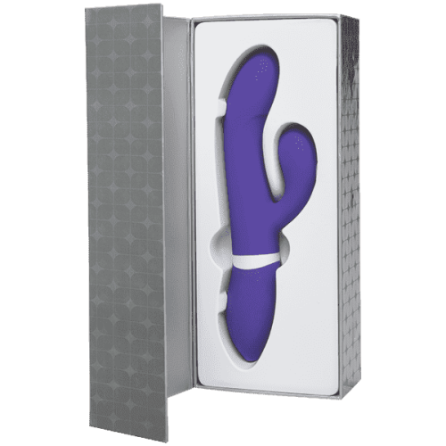 Doc Johnson iVibe Select iCome - вибратор-кролик с толстеньким клиторальным отростком, 11.5х3.8 см (фиолетовый)