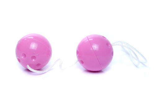 Boss Duo-Balls - Вагинальные шарики (фиолетовые) - sex-shop.ua