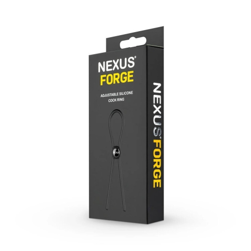 Nexus FORGE Single Adjustable Lasso - Black - Ерекційна петля, 30 см (чорний)