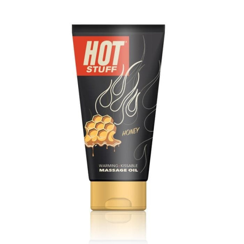 Topco Sales Hot Stuff Warming Oil honey - массажное масло на водной основе с ароматом меда, 177 мл - sex-shop.ua