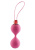 Mae B Elegant Soft Touch Love Balls - вагинальные шарики со смещенным центром тяжести, 3.5 см, 70 г (пурпурный) - sex-shop.ua