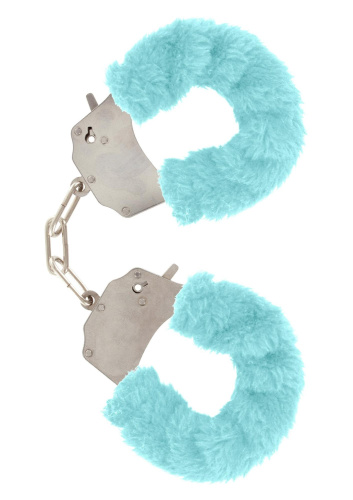 Наручники Furry Fun Cuffs (голубой) - sex-shop.ua