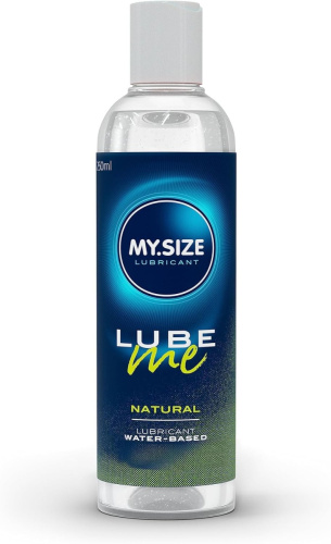 My.Size Lube Me Natural - Лубрикант на водной основе, 250 мл - sex-shop.ua